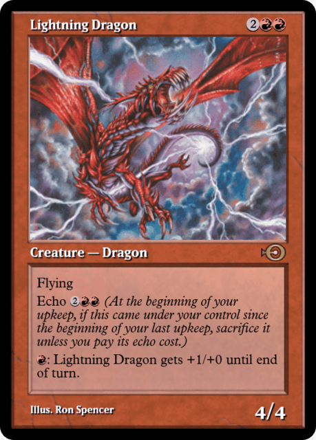 Lightning Dragon (32196) — Magic Online Promos