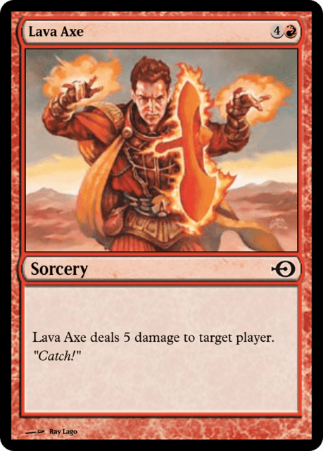 Lava Axe (32559) — Magic Online Promos