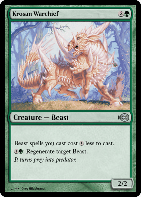 Krosan Warchief (32577) — Magic Online Promos