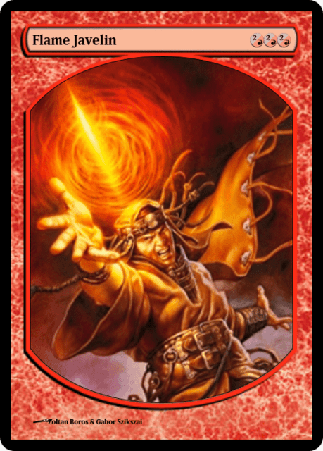 Flame Javelin (35122) — Magic Online Promos