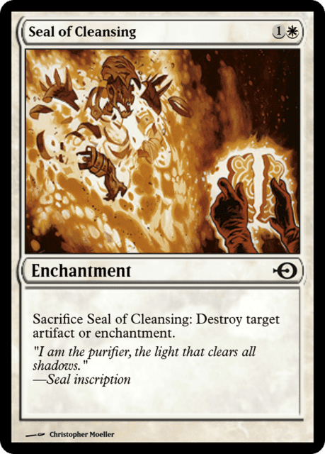 Seal of Cleansing (35132) — Magic Online Promos