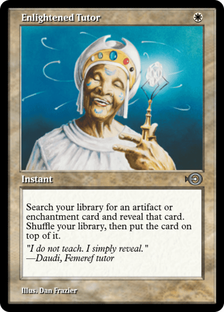 Enlightened Tutor (35998) — Magic Online Promos