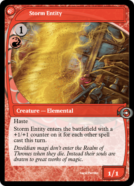 Storm Entity (36020) — Magic Online Promos