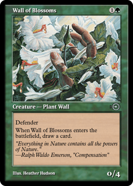 Wall of Blossoms (36084) — Magic Online Promos