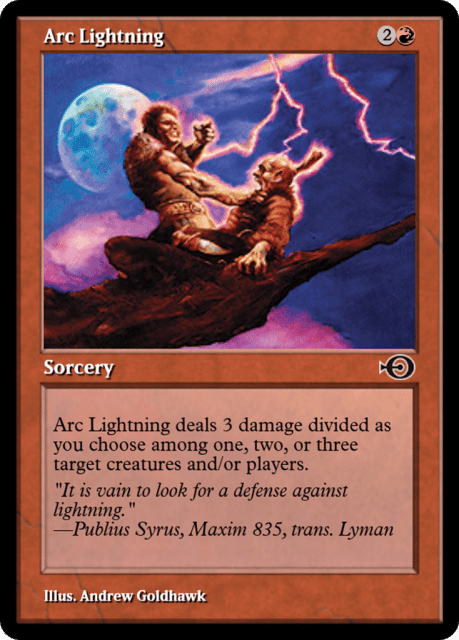 Arc Lightning (36116) — Magic Online Promos