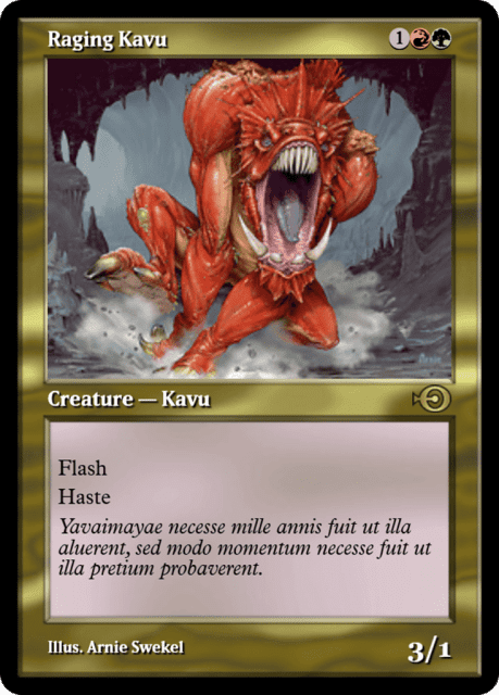 Raging Kavu (36206) — Magic Online Promos