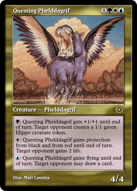 Questing Phelddagrif (36234) — Magic Online Promos