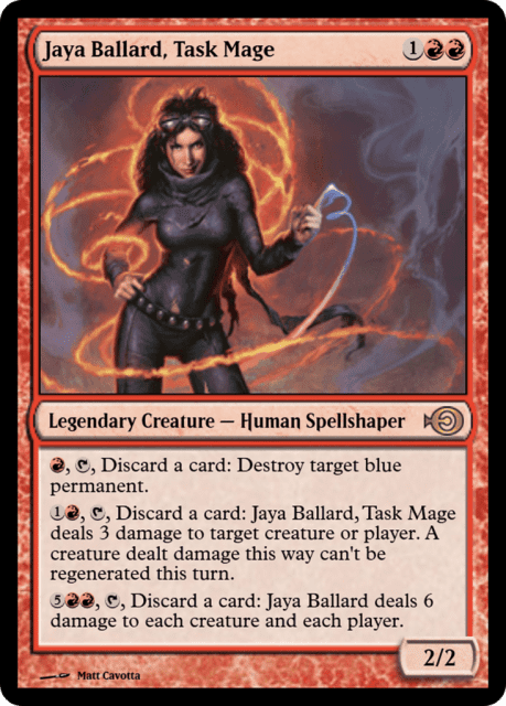 Jaya Ballard, Task Mage (36312) — Magic Online Promos
