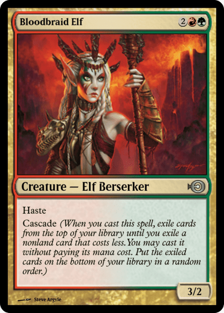 Bloodbraid Elf (36867) — Magic Online Promos