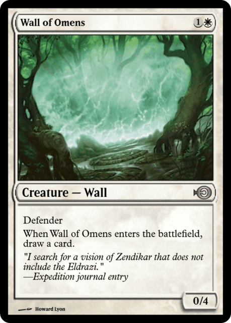 Wall of Omens (39624) — Magic Online Promos