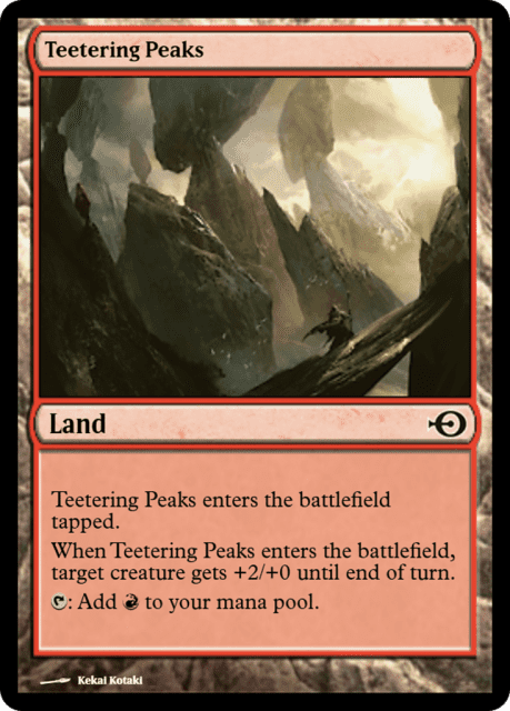 Teetering Peaks (41654) — Magic Online Promos