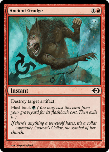 Ancient Grudge (43590) — Magic Online Promos