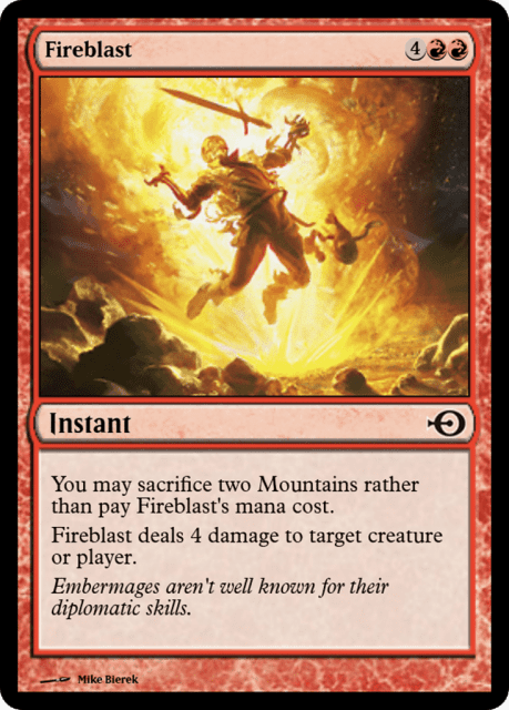 Fireblast (43598) — Magic Online Promos