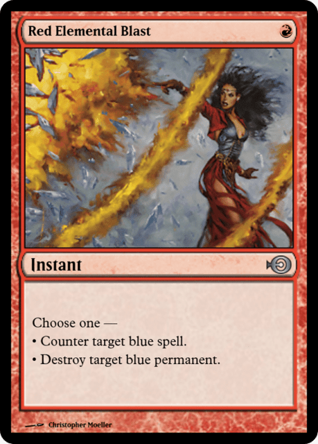 Red Elemental Blast (43610) — Magic Online Promos