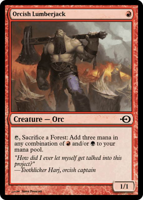 Orcish Lumberjack (43638) — Magic Online Promos