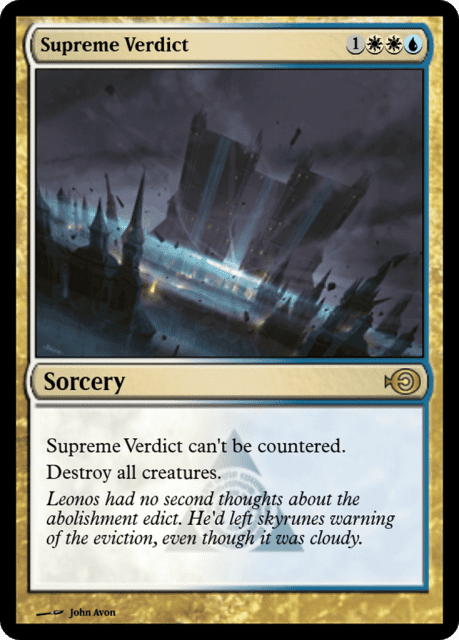 Supreme Verdict (46879) — Magic Online Promos