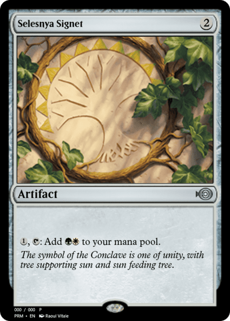 Selesnya Signet (46926) — Magic Online Promos