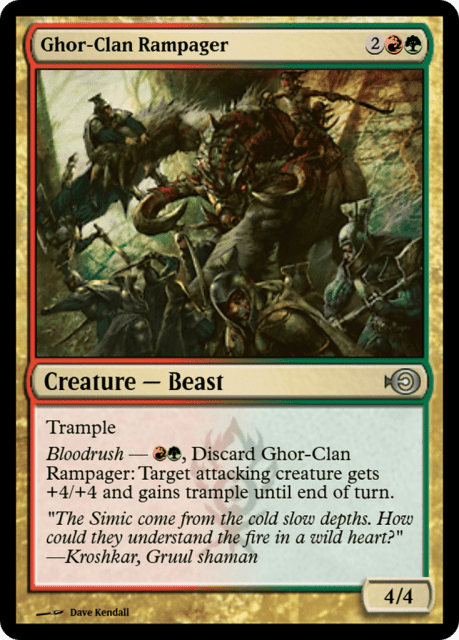 Ghor-Clan Rampager (50110) — Magic Online Promos