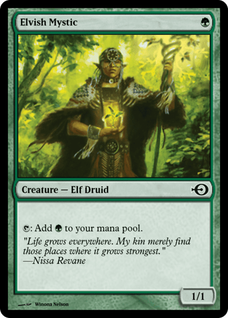 Elvish Mystic (51538) — Magic Online Promos