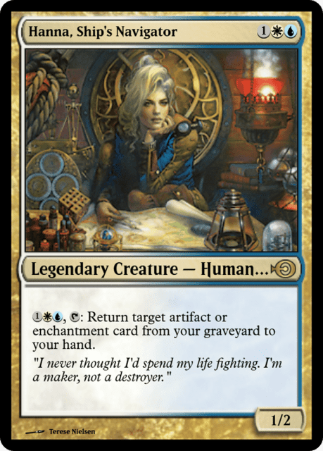 Hanna, Ship's Navigator (52308) — Magic Online Promos