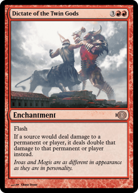 Dictate of the Twin Gods (52334) — Magic Online Promos