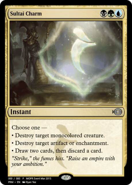 Sultai Charm (54561) — Magic Online Promos