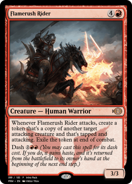 Flamerush Rider (55713) — Magic Online Promos