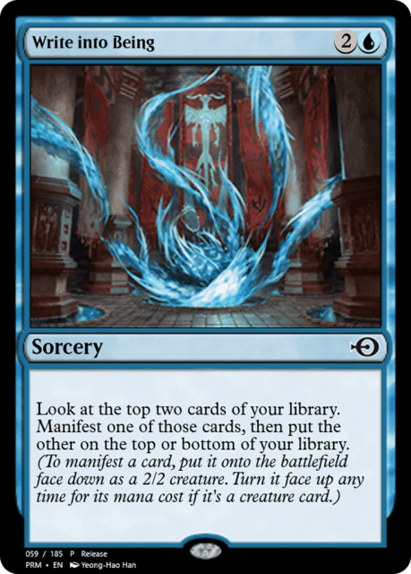 Write into Being (55755) — Magic Online Promos