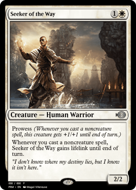 Seeker of the Way (57576) — Magic Online Promos