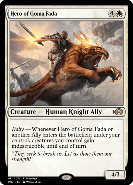 Hero of Goma Fada (58243) — Magic Online Promos