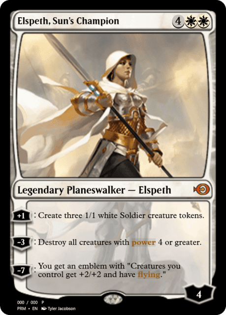 Elspeth, Sun's Champion (59647) — Magic Online Promos