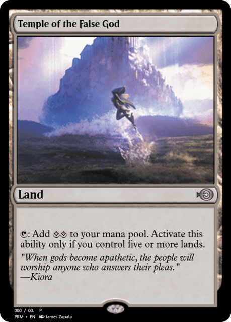 Temple of the False God (59653) — Magic Online Promos