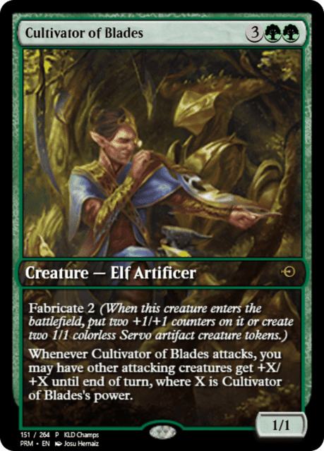 Cultivator of Blades (62219) — Magic Online Promos