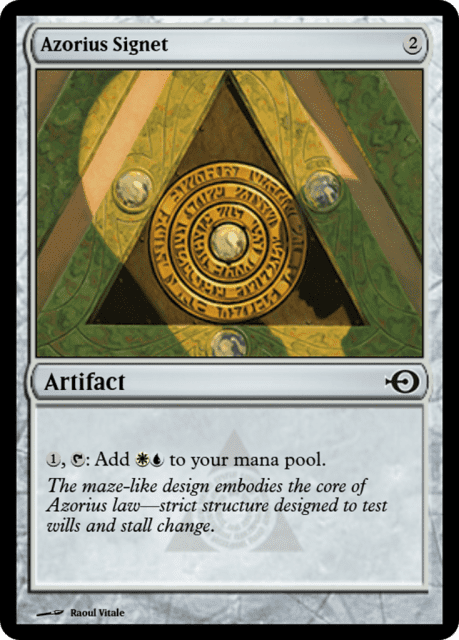 Azorius Signet (62395) — Magic Online Promos