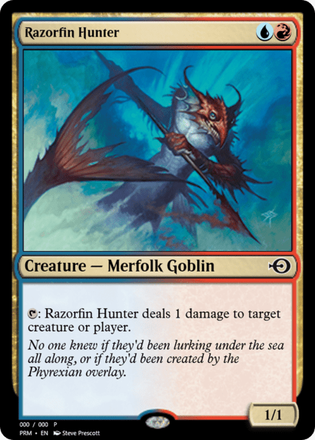 Razorfin Hunter (62407) — Magic Online Promos