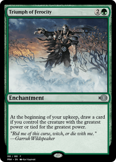 Triumph of Ferocity (62475) — Magic Online Promos