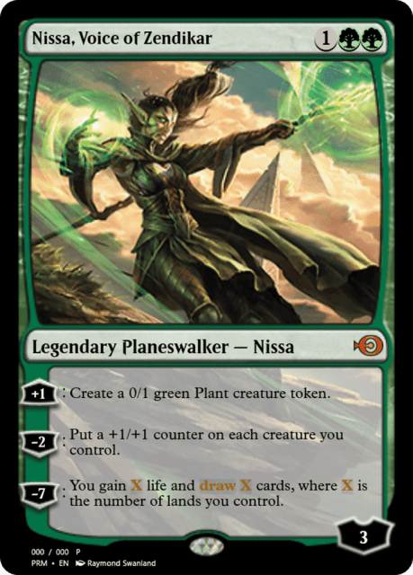 Nissa, Voice of Zendikar (62511) — Magic Online Promos