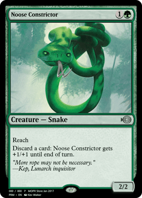 Noose Constrictor (62995) — Magic Online Promos