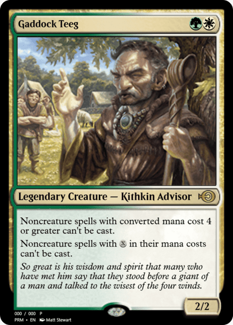 Gaddock Teeg (64418) — Magic Online Promos
