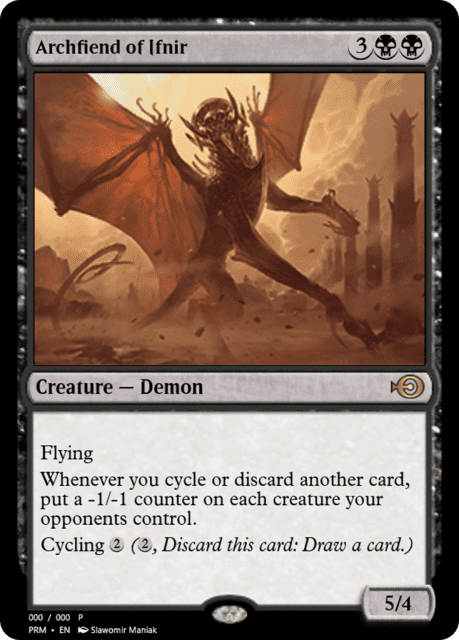 Archfiend of Ifnir (64422) — Magic Online Promos