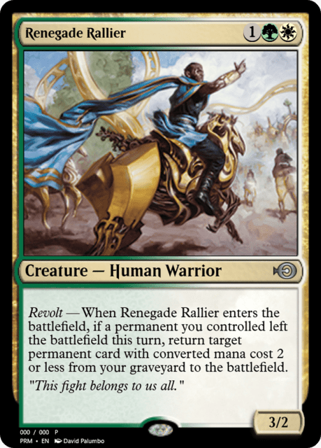 Renegade Rallier (64999) — Magic Online Promos