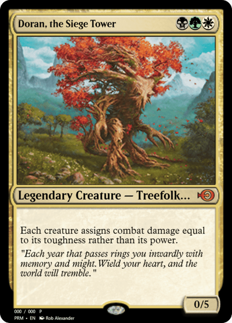 Doran, the Siege Tower (65658) — Magic Online Promos