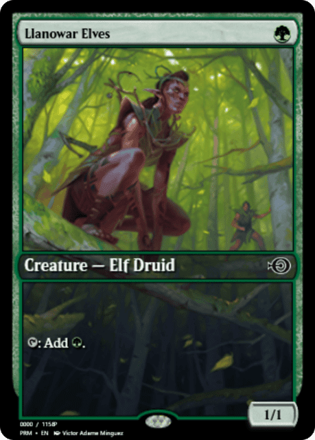 Llanowar Elves (68039) — Magic Online Promos