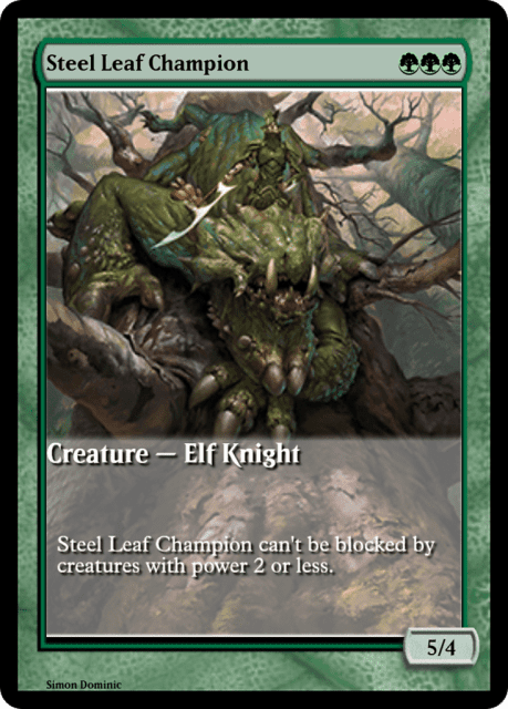 Steel Leaf Champion (68045) — Magic Online Promos