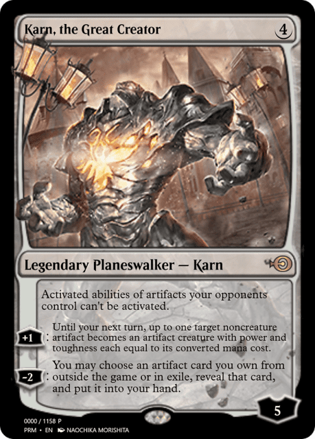 Karn, the Great Creator (72245) — Magic Online Promos