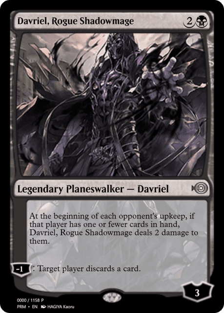 Davriel, Rogue Shadowmage (72271) — Magic Online Promos