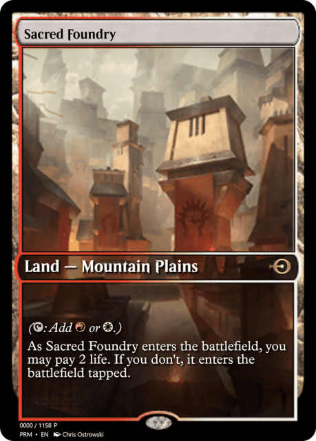 Sacred Foundry (72309) — Magic Online Promos