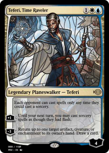 Teferi, Time Raveler (77967) — Magic Online Promos