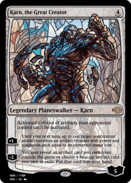 Karn, the Great Creator (77979) — Magic Online Promos