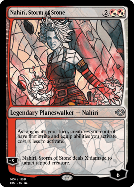 Nahiri, Storm of Stone (78025) — Magic Online Promos